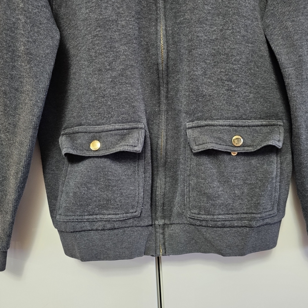 Chaps Ralph Lauren 100% Cotton Ribbed Bomber Aviator Jacket - Picture 4 of 10